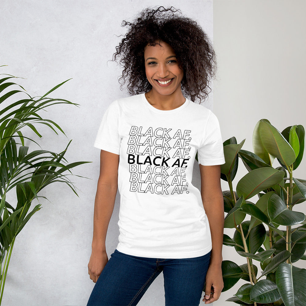 "Black AF" T-Shirt (White)