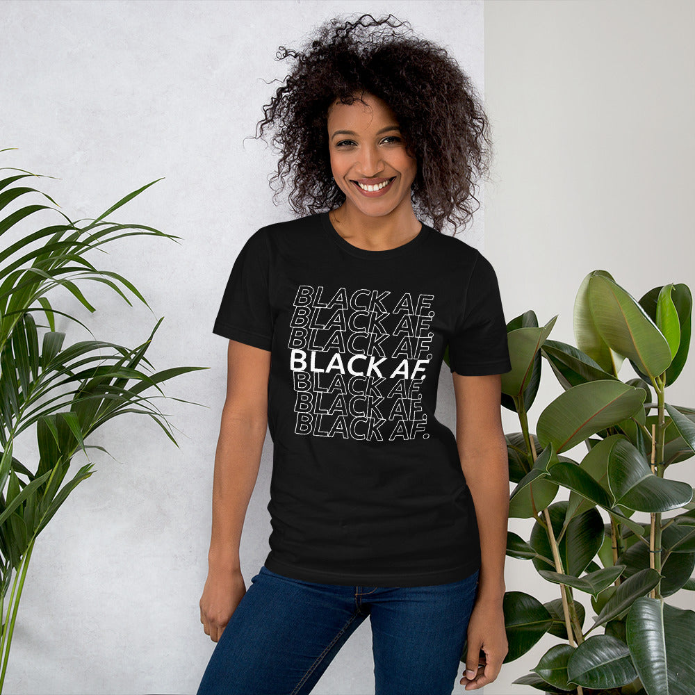 "Black AF" T-Shirt (Black)