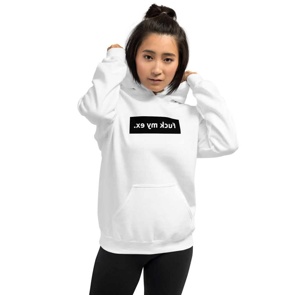 "Ex" Unisex Hoodie (White)