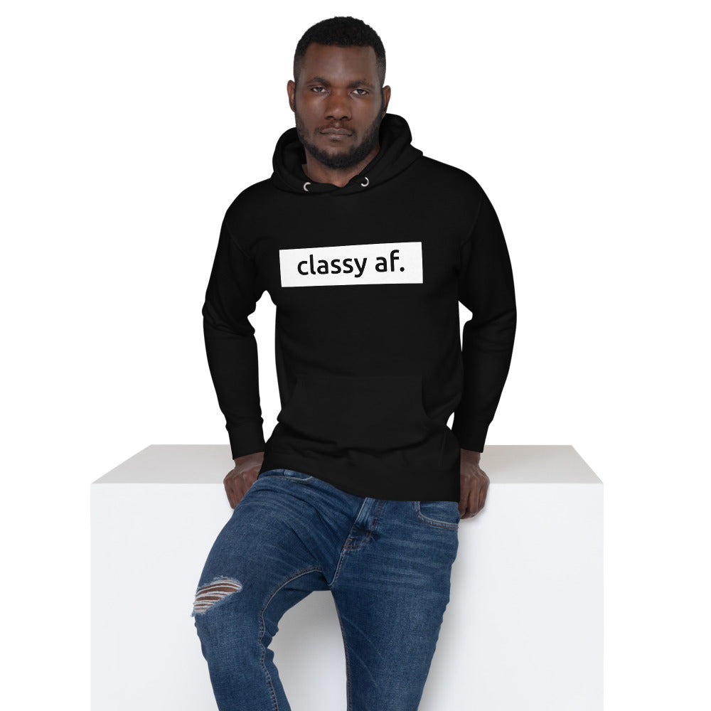 "Classy AF" Unisex Hoodie (Black)